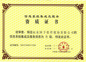 卓越信賴 解析信息系統(tǒng)集成服務(wù)的核心榮譽(yù)資質(zhì)